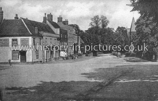 Royal Square, Brook Street, junction Mill Lane, Dedham, Essex. c.1910